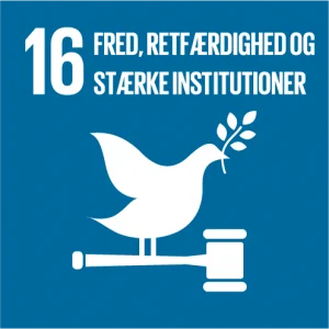 Verdensmål 16: Fred, retfærdighed og stærke institutioner
